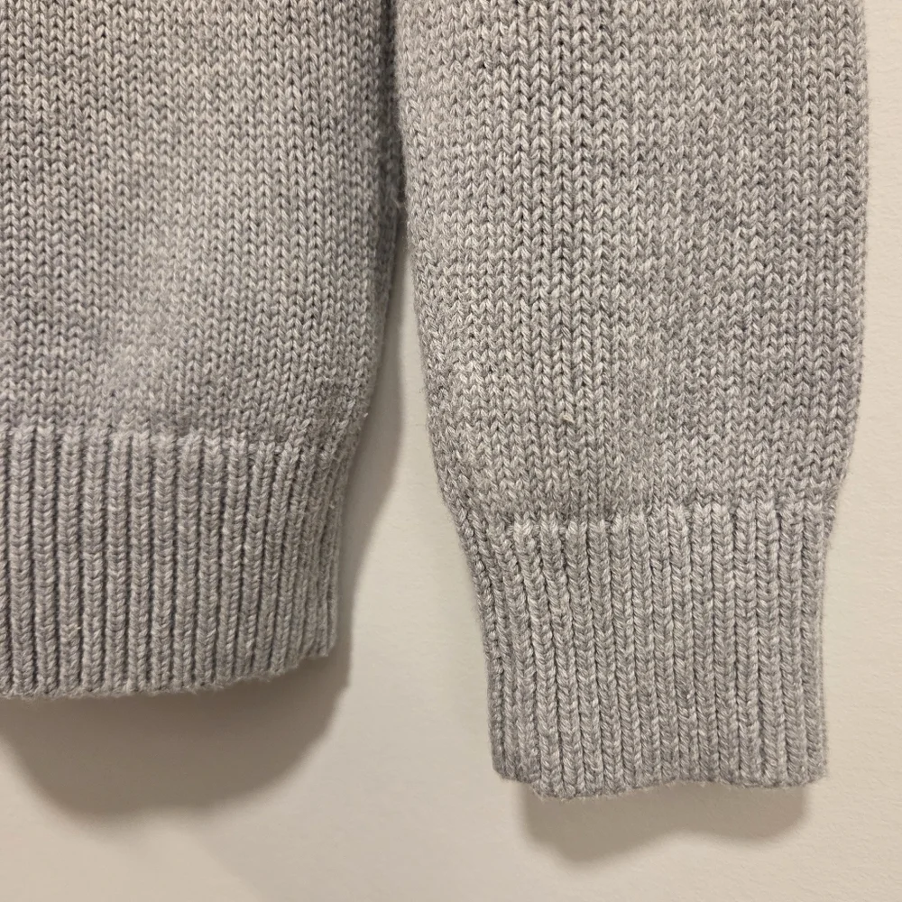 RW&CO Men’s Grey Knit Sweater XS 100% Cotton Slim Fit - Picture 5 of 8